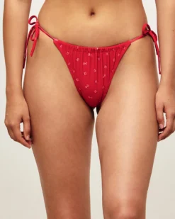 Clearance Ba de aiot de bain tanga avec otif foraux Bikini