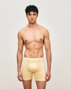 Outlet Boxer en coton avec iprié banane Homme Boxers À Motifs
