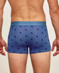 Discount Boxer en coton iprié aubergine Homme Boxers À Motifs