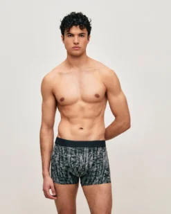 Outlet Boxer en coton à otif Homme Boxers À Motifs
