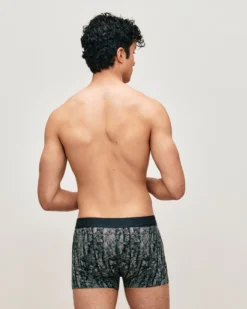 Outlet Boxer en coton à otif Homme Boxers À Motifs