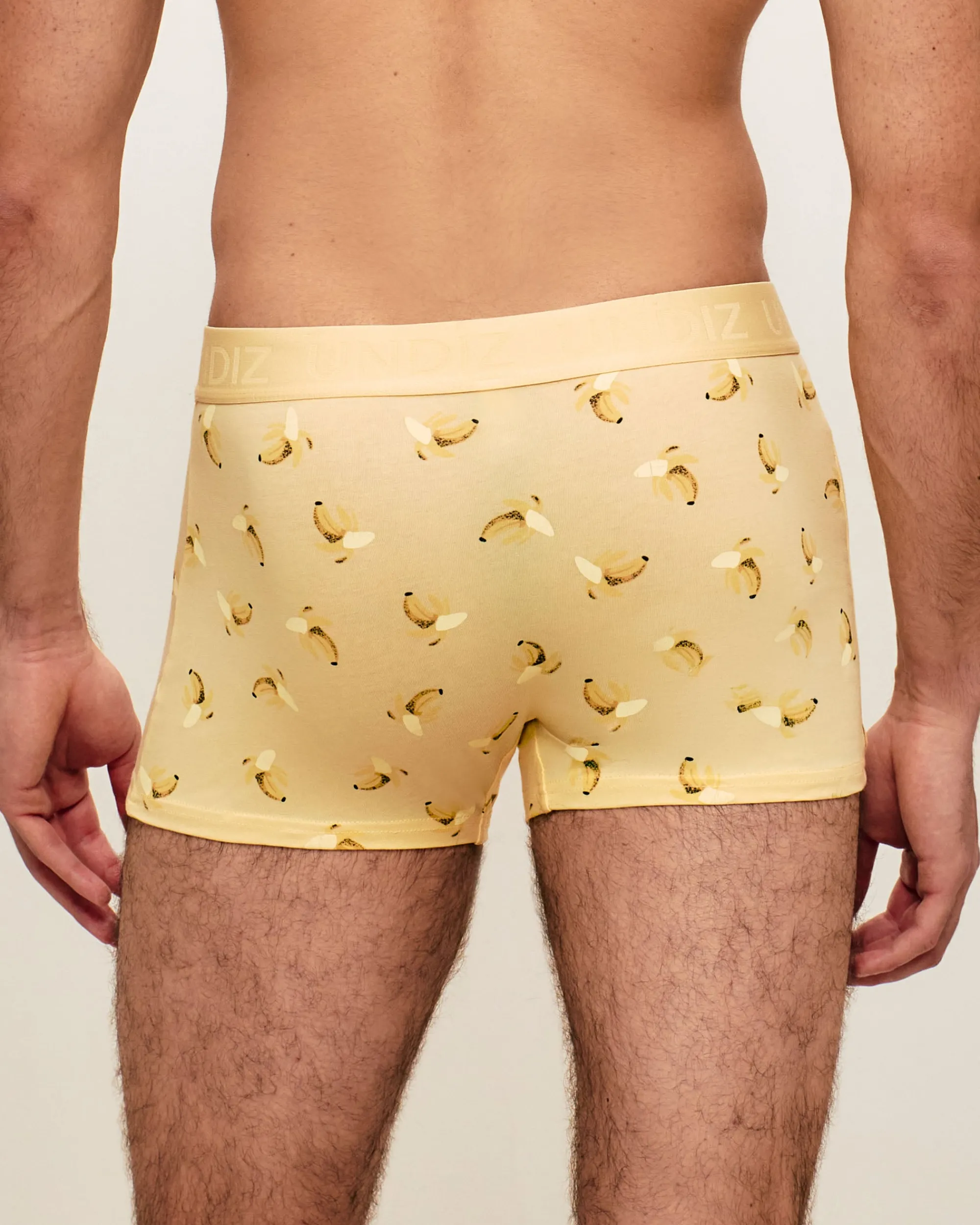 Clearance Boxer en coton otif banane Homme Boxers À Motifs