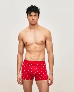 Clearance Boxer en coton otif coeur Homme Boxers À Motifs