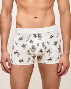Outlet Boxer en coton otif cowboy Homme Boxers À Motifs