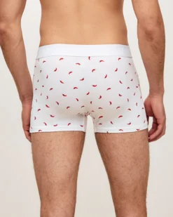 Sale Boxer en coton otif pient Homme Boxers À Motifs