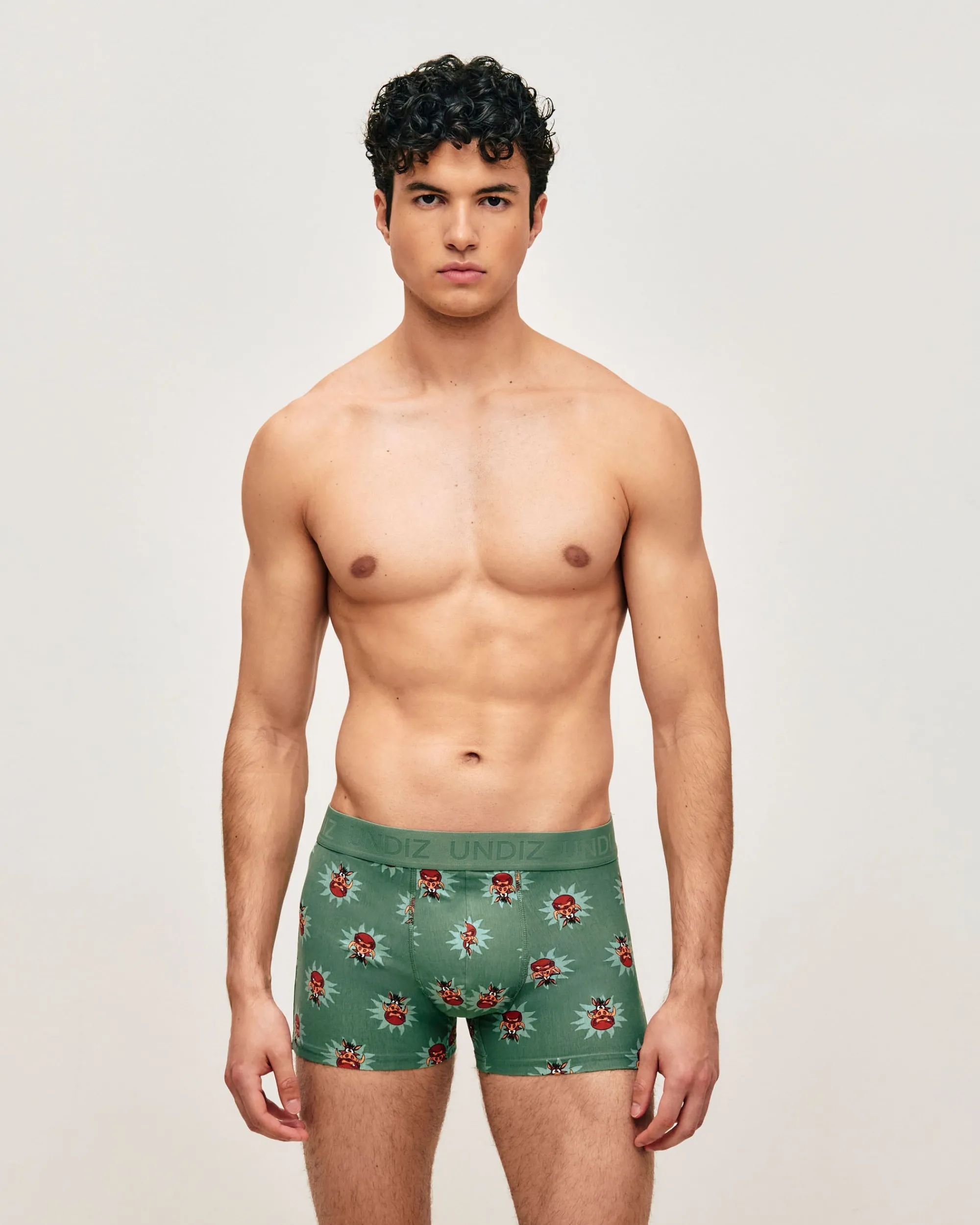 Clearance Boxer en coton Puba e Roi ion Homme Boxers À Motifs