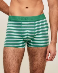 Boxer en coton à rayure Homme Boxers À Motifs
