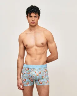 Outlet Boxer en icrofibre iprié tropica Homme Boxers À Motifs