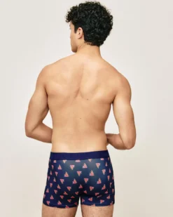 Boxer en icrofibre à otif fantaiie Homme Boxers À Motifs