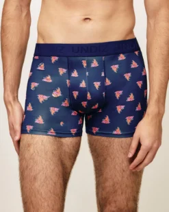 Boxer en icrofibre à otif fantaiie Homme Boxers À Motifs