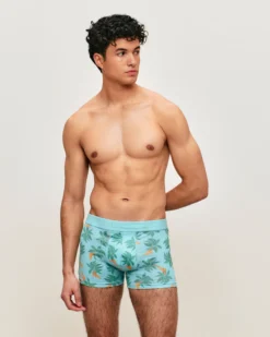 Clearance Boxer en icrofibre otif paier et banane Homme Boxers À Motifs