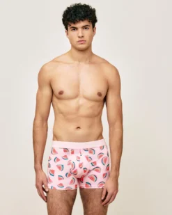 Clearance Boxer icrofibre otif patèque Homme Boxers À Motifs