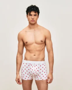 Hot Boxer à otif coeur Homme Boxers À Motifs