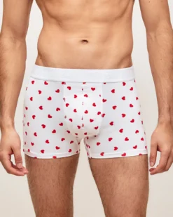 Hot Boxer à otif coeur Homme Boxers À Motifs