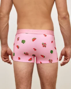 Boxer en coton otif fruit Homme Boxers À Motifs