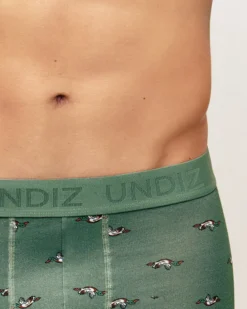 Outlet Boxer en coton otif canard Homme Boxers À Motifs