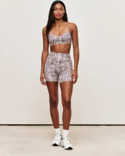 Sale Braière de port en icrofibre iprié erpent Hauts De Sport|Brassières De Sport