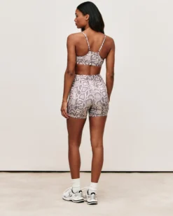 Sale Braière de port en icrofibre iprié erpent Hauts De Sport|Brassières De Sport