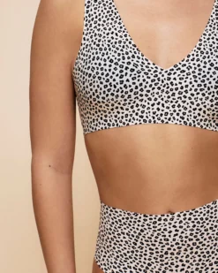 New Braière icrofibre an couture otif éopard Sans Armature|Soutiens-Gorge Invisible