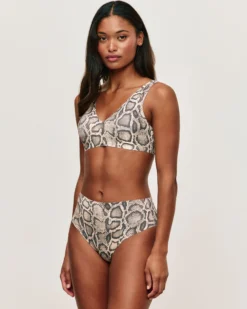 Clearance Braière icrofibre an couture otif erpent Sans Armature|Soutiens-Gorge Invisible
