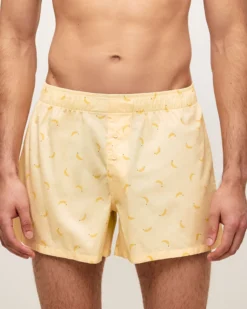 Hot Caeçon en coton avec iprié banane Homme Caleçons À Motifs