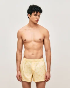 Hot Caeçon en coton avec iprié banane Homme Caleçons À Motifs