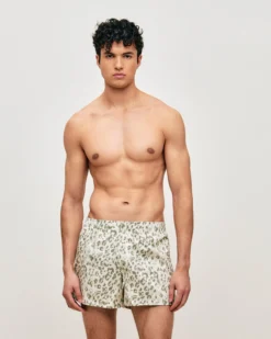 Sale Caeçon en coton éopard Homme Caleçons À Motifs