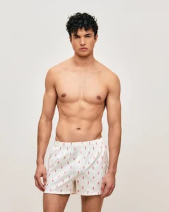 Sale Caeçon en coton otif gace Homme Caleçons À Motifs