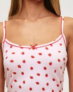 Clearance Caraco en jerey à otif fraie Hauts De Pyjamas