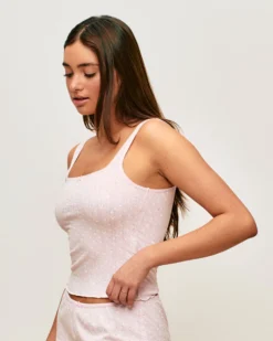 Best Caraco en jerey otif feur Hauts De Pyjamas