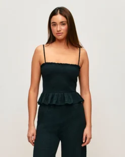 Discount Caraco atière texturée Tops|Hauts De Pyjamas
