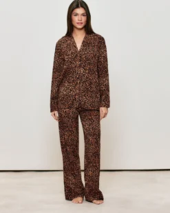 Cheie iprié éopard Hauts De Pyjamas