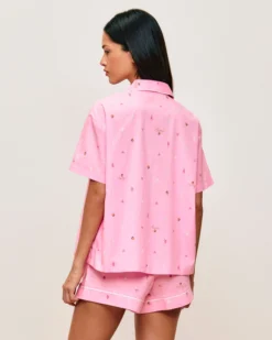 Discount Cheie à anche courte avec iprié gace Hauts De Pyjamas|Pyjamas Pour Les Grandes