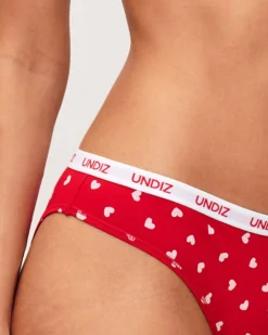 Cuotte en coton à otif cœur Culottes