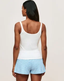 Discount Débardeur en jerey côteé banc Hauts De Pyjamas