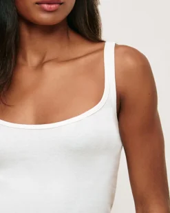 Discount Débardeur en jerey côteé banc Hauts De Pyjamas