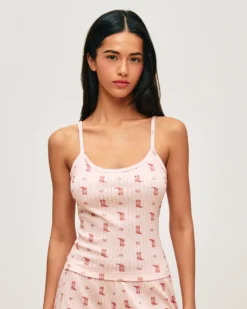 Discount Débardeur en pointee avec iprié feur et antiag Hauts De Pyjamas