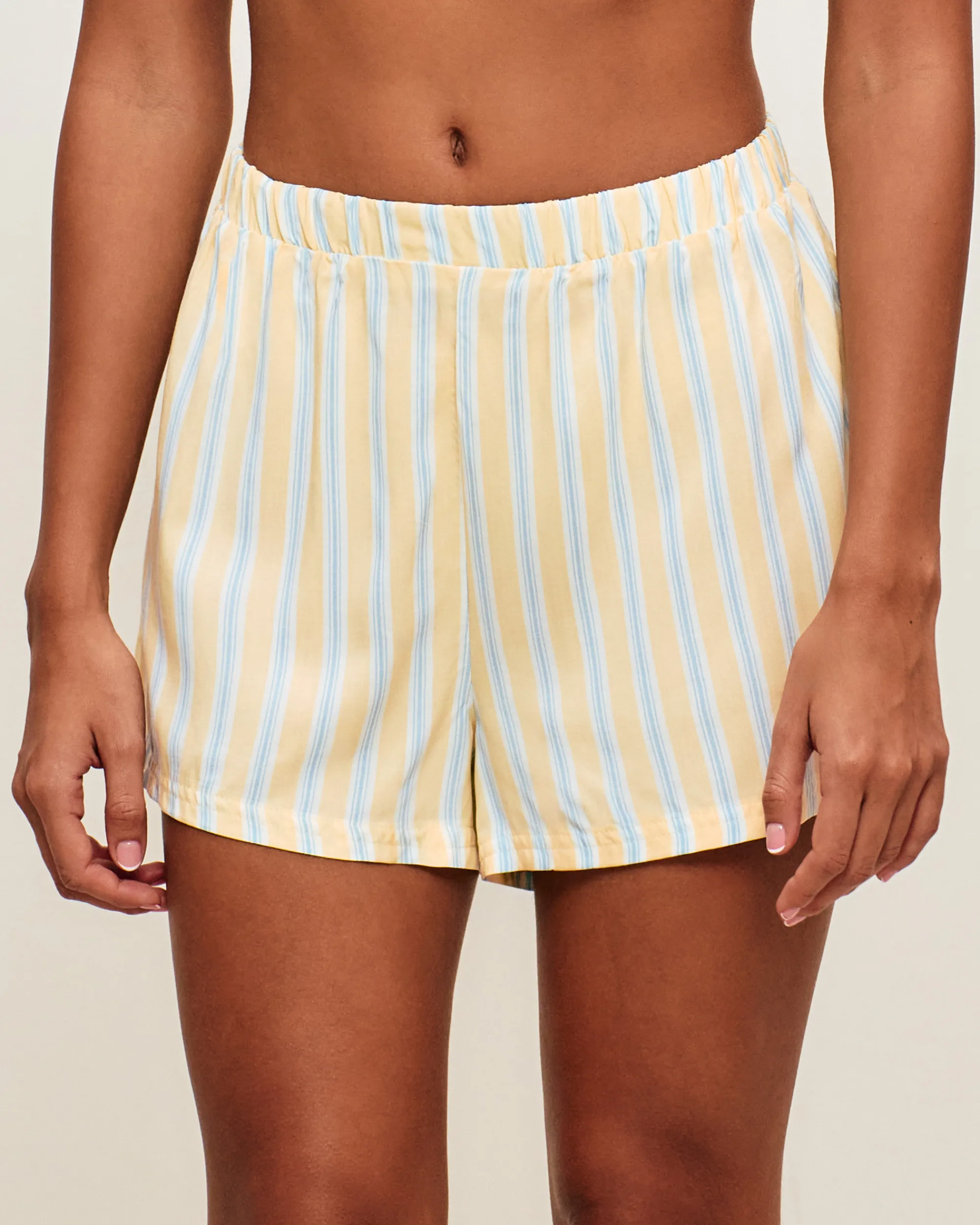 Sale Enebe cheie et hort à rayure Sets De Pyjamas