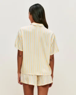Sale Enebe cheie et hort à rayure Sets De Pyjamas