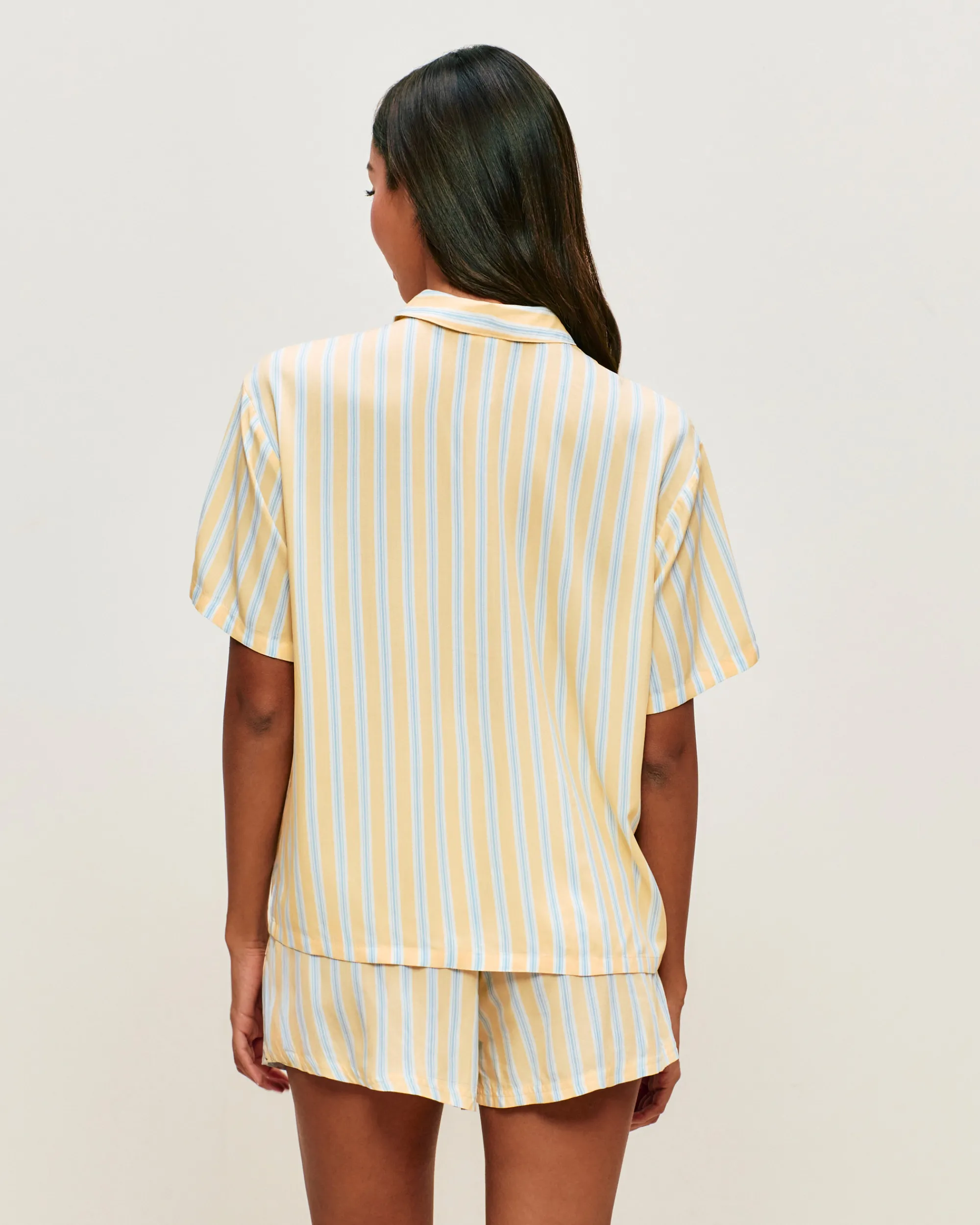 Sale Enebe cheie et hort à rayure Sets De Pyjamas