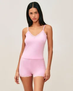 Discount Enebe de pyjaa en jerey avec dentee Pyjamas Pour Les Grandes|Sets De Pyjamas