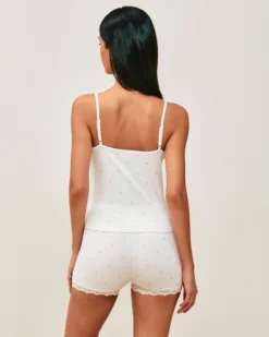 Discount Enebe de pyjaa en jerey à otif cœur et dentee Pyjamas Pour Les Grandes|Sets De Pyjamas