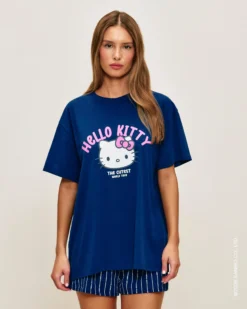 Sale Enebe t-hirt et hort en jerey Heo kitty Sets De Pyjamas
