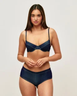 Online Haut de maillot de bain corbeille effet jean Corbeille