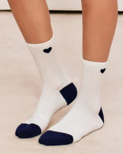 Outlet Lot de 3 paires de chaussettes coton à motifs Chaussettes
