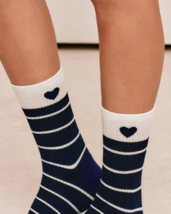 Outlet Lot de 3 paires de chaussettes coton à motifs Chaussettes