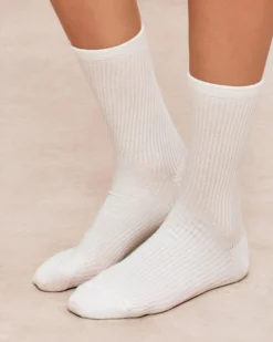 Outlet Lot de 3 paires de chaussettes coton à motifs Chaussettes