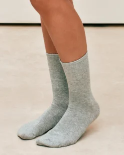 Hot Lot de 3 paires de chaussettes coton à motifs Chaussettes