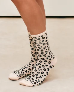 Hot Lot de 3 paires de chaussettes coton à motifs Chaussettes