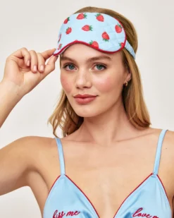 New Masque motifs fraises Petits Accessoires